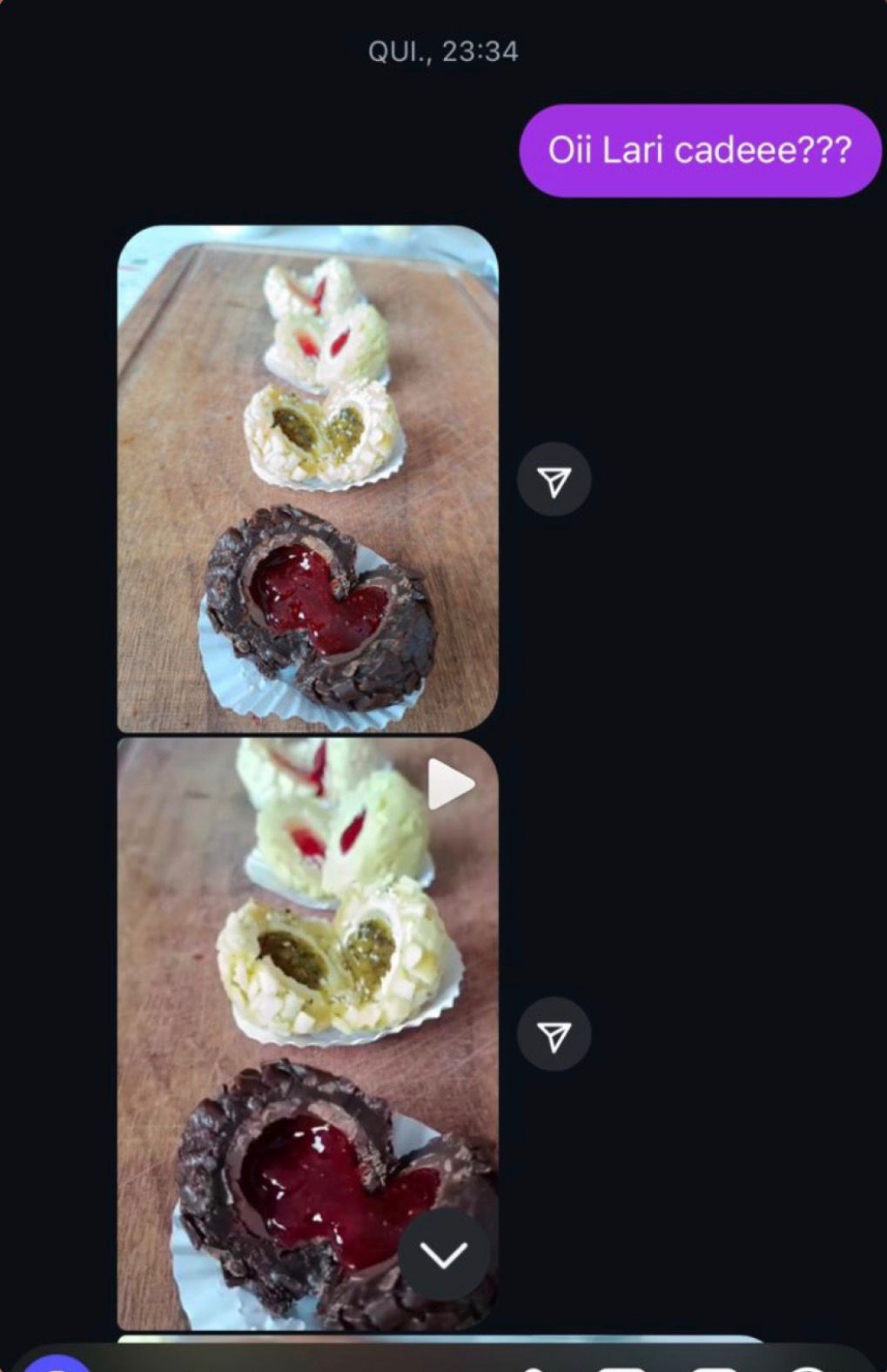 Brigadeiros gourmet recheados